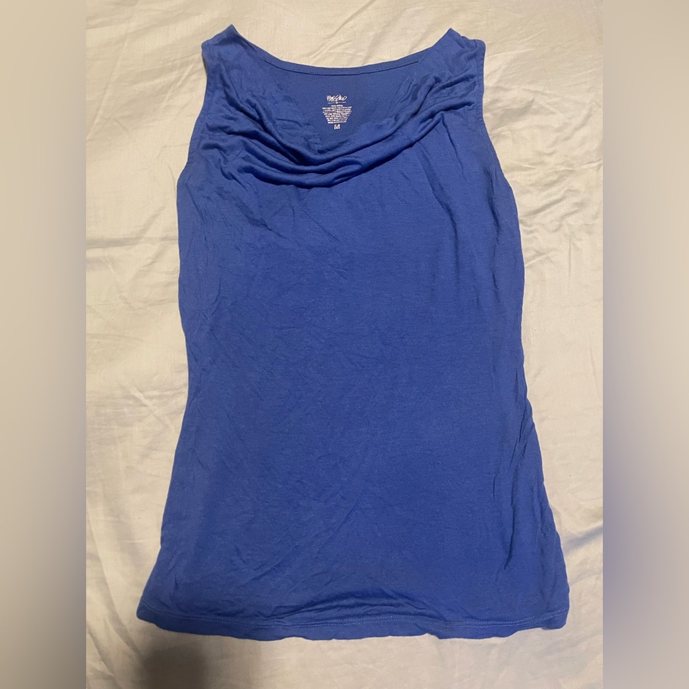 Blue Sleeveless Top